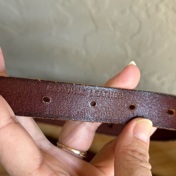 Ralph Lauren Brown Leather Belt - Picture 7 of 7